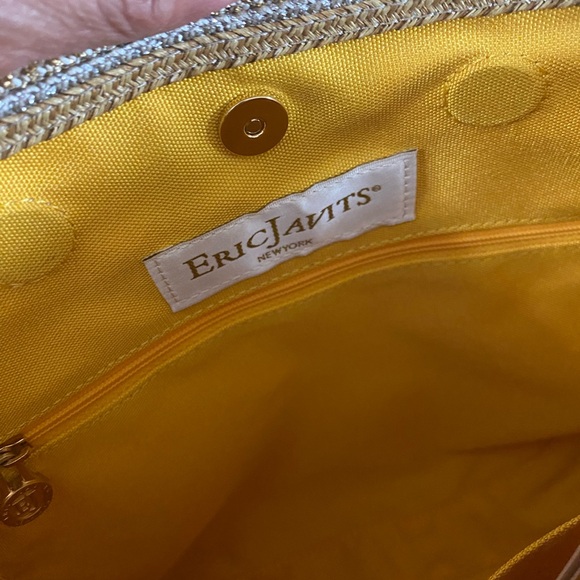 Eric Javits Metallic Tote Bag and Eric Javits squishy hat - Picture 4 of 14